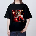 Super__Catのファイトキャット Oversized T-Shirt