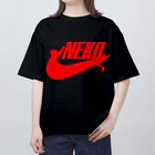 牛川 暗のグッズショップのNEKO（赤） Oversized T-Shirt