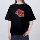 イエネコの豚バラレイヤーズ Oversized T-Shirt