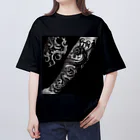 ⭐️digital aRt iChi⭐️の☆大人気☆ 刺青 タトゥー オーバーサイズ カットソー Tシャツ メンズ レディース オーバーサイズTシャツ