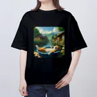 ニャーちゃんショップの眠りネコ Oversized T-Shirt