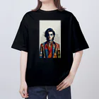 UKIYO-E_POP_by_convert_worksの和装スーツ男性 Oversized T-Shirt