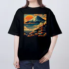 日本の風景 COOL JAPANの日本の風景:富士吉田市で見られる絶景、 Oversized T-Shirt