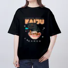 World_Teesのレトロアニメ怪獣ラーメン  オーバーサイズTシャツ