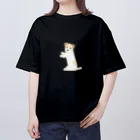 ジャックラッセルテリアのお店の上手なおすわり Oversized T-Shirt