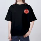 *えあてぃれん*の炎の魔法陣 オーバーサイズTシャツ