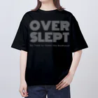 chataro123のOverslept: No Time to Tame the Bedhead オーバーサイズTシャツ