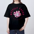 chataro123のHappily Taken: No New Romance Oversized T-Shirt