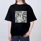 hananosekaiのリズム オーバーサイズTシャツ