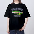 のぐちさきのサンマの塩焼き(ロゴ入り) Oversized T-Shirt