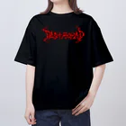 富嶽百景の針 金 文 字 Oversized T-Shirt