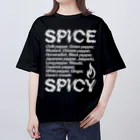 LONESOME TYPE ススのSPICE SPICY（White） Oversized T-Shirt