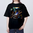 ﾄﾙｺﾞﾚの旅の宝石　コラージュ オーバーサイズTシャツ