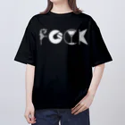 GOODWEATHERのf"G"CK 白ロゴシリーズ Oversized T-Shirt