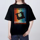 kg_shopのBREAD CLIP -Retro Design- Oversized T-Shirt