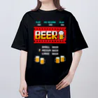 Siderunの館 B2のレトロゲーム風なビール Oversized T-Shirt