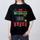 Siderunの館 B2のレトロゲーム風なタコさんウインナー Oversized T-Shirt