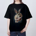 Rubbishのうさぎさん オーバーサイズTシャツ