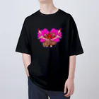 中村杏子の鉢植えと狐 Oversized T-Shirt