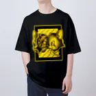 24DANGERの割れ猫 Oversized T-Shirt