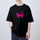 ユキヒョウのお店のユキヒョウピンクバージョン Oversized T-Shirt