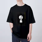 Cordelia　SUZURI分室のGELDA "Key hole yellow" dark Oversized T-Shirt