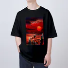 Eye2EyeのRed Night オーバーサイズTシャツ