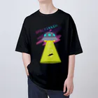 カンダ商店のUFOにさらわれたい(受動) オーバーサイズTシャツ