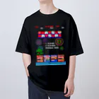 Siderunの館 B2のレトロゲーム風な夏祭り オーバーサイズTシャツ