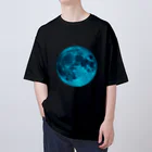 高野寛のSUZURIのBlue Moon オーバーサイズTシャツ