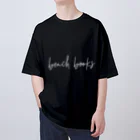 beach books NIGHTのbeach books oversized t-shirt Oversized T-Shirt