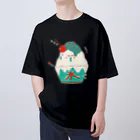 愉快レトロ雑貨屋★39太郎のにこにこメロンソーダのかき氷 Oversized T-Shirt