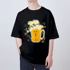 愉快レトロ雑貨屋★39太郎のやった〜★ビール君 オーバーサイズTシャツ