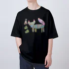 sakuraeのからふるなきつね Oversized T-Shirt