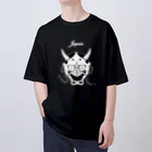 リュウラクドウの般若（スカジャン風） Oversized T-Shirt