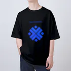 Elements_111のElemennts　Blue オーバーサイズTシャツ