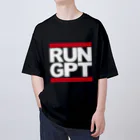 Geeky Parody TeeのRUN-GPT オーバーサイズTシャツ