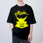 RAMUKiのRide兜（黄色） オーバーサイズTシャツ