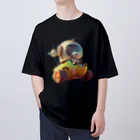 LalaDesign-shopのロボットカー「フューチャリスタ」 オーバーサイズTシャツ
