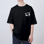 サスペンダーズのモープッシュ！！公式グッズショップのモープッシュ!!シルエットT（黒） オーバーサイズTシャツ