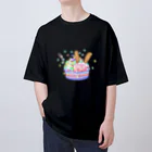 Rabbitflowerのうさカップアイス Oversized T-Shirt