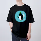 gogocats-shopのみんな大好きペンギン君 Oversized T-Shirt