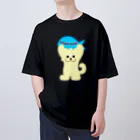 LUCKY CLUBのお魚獲ったぞラッキーちゃん オーバーサイズTシャツ