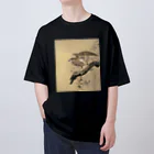 MUGEN ARTの小原古邨　鷹　Ohara Koson / Falcon Oversized T-Shirt