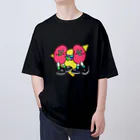 KAMENOCO SHOPのレトロポップ 腎のすけ  Oversized T-Shirt