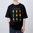 【NEW】ワンポイントTシャツ800円引きセール開催中！！！★kg_shopのアイスキャンディー (濃色Tシャツ専用) オーバーサイズTシャツ