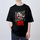 デヴィルブレイン通販部SUZURI店の【濃色系】キラーポテト（ｸｿｷｬｯﾁｺﾋﾟｰ付） Oversized T-Shirt