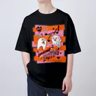 nanaqsaのあいすだいすき!(オレンジ) オーバーサイズTシャツ