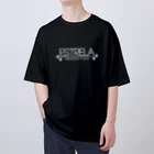 eisenadlerの芸能事務所エストレラ　事務所ロゴ（白文字版） オーバーサイズTシャツ