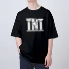 アタマスタイルの化学Tシャツ：TNT：トリニトロトルエン：爆発：爆弾：火薬：化学構造・分子式：科学：学問：理系 Oversized T-Shirt